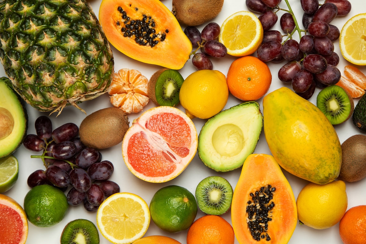 Pesche e albicocche fresche